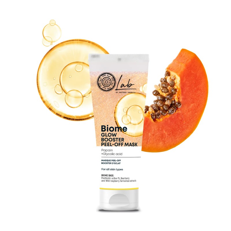 NATURA SIBÉRICA BIOME LAB Masque Peel-Off Booster D'éclat 75ML