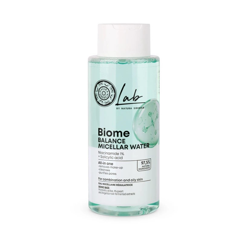 NATURA SIBERICA LAB BIOME EAU MICELLAIRE REGULATRICE 300ml
