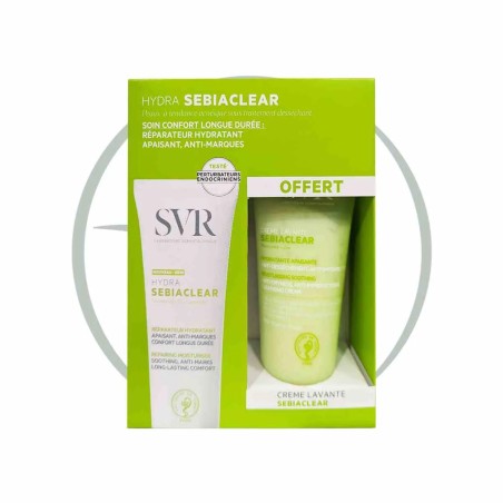 SVR SEBIACLEAR HYDRA SOIN REPARATEUR 40ML + SEBIACLEAR CREME LAVANTE 55ML OFFERTE