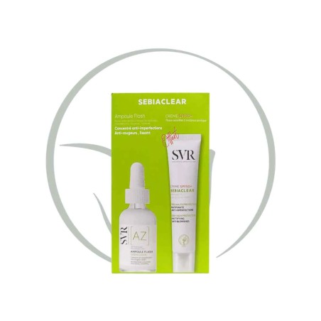 SVR SEBIACLEAR COFFRET Ampoule Flash + CREME SPF50+ OFFERTE