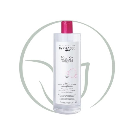BYPHASSE SOLUTION MICELLAIRE DÉMAQUILLANTE 500ML
