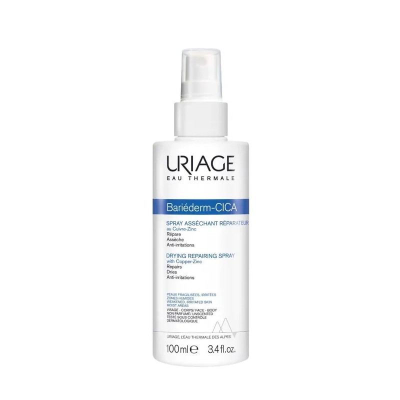 URIAGE BARIEDERM-CICA SPRAY ASSECHANT REPARATEUR AU CUIVRE-ZINC 100ML
