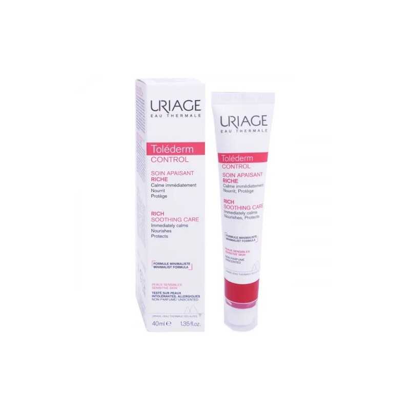 URIAGE TOLEDERM CONTROL SOIN APAISANT CREME RICHE 40ML