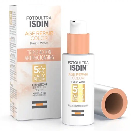 ISDIN FOTO ULTRA AGE REPAIR COLOR FUSION WATER SPF 50