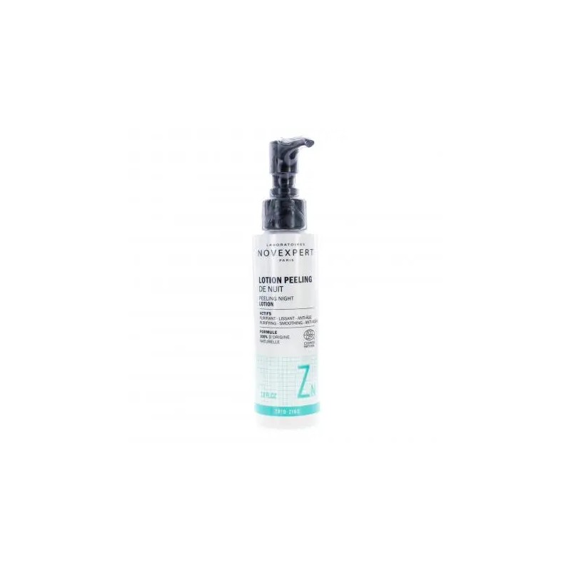 NOVEXPERT LOTION PEELING NUIT TRIO ZINC 115ML