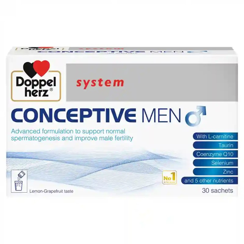 DOPPELHERZ SYSTEM CONCEPTIVE MEN 30 SACHETS