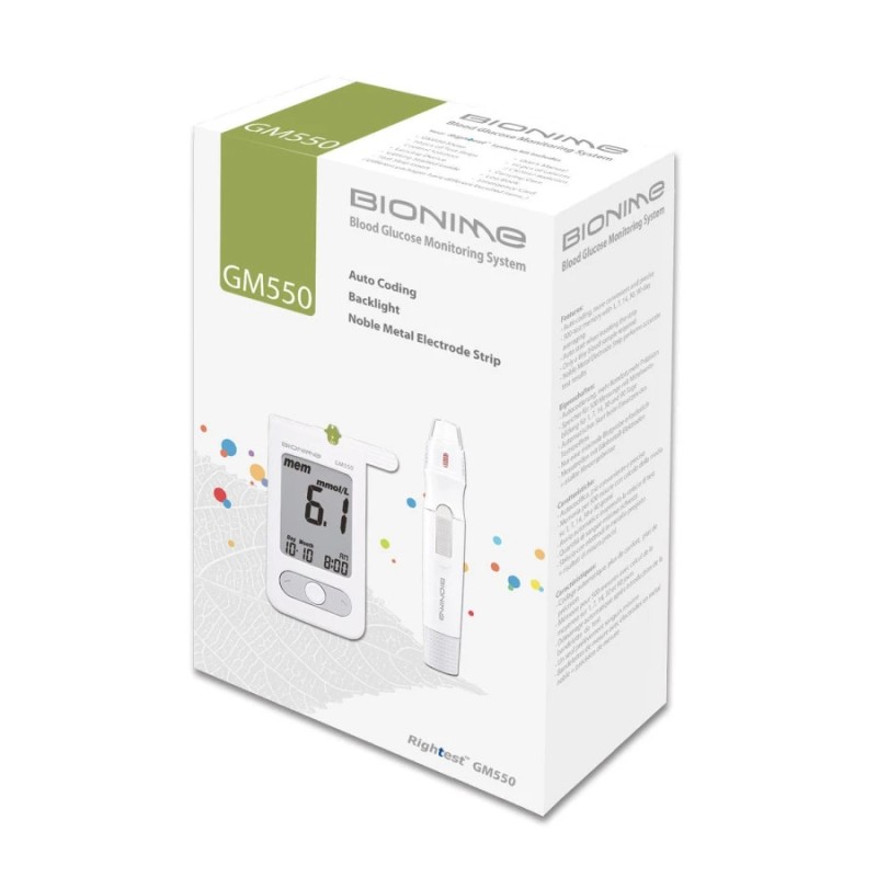 BIONIME LECTEUR DE GLYCEMIE GM550