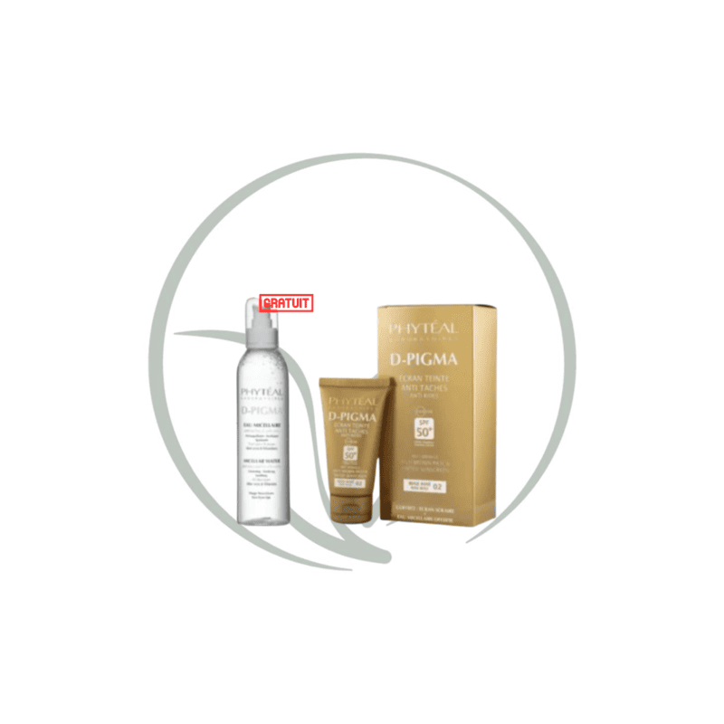 PHYTEAL DPIGMA ECRAN TEINTE BEIGE ROSE SPF50+EAU MICELLAIRE A L'ALOE VERA 150ML (OFFERTE)