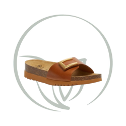SCHOLL MONTEREY MULE COGNAC