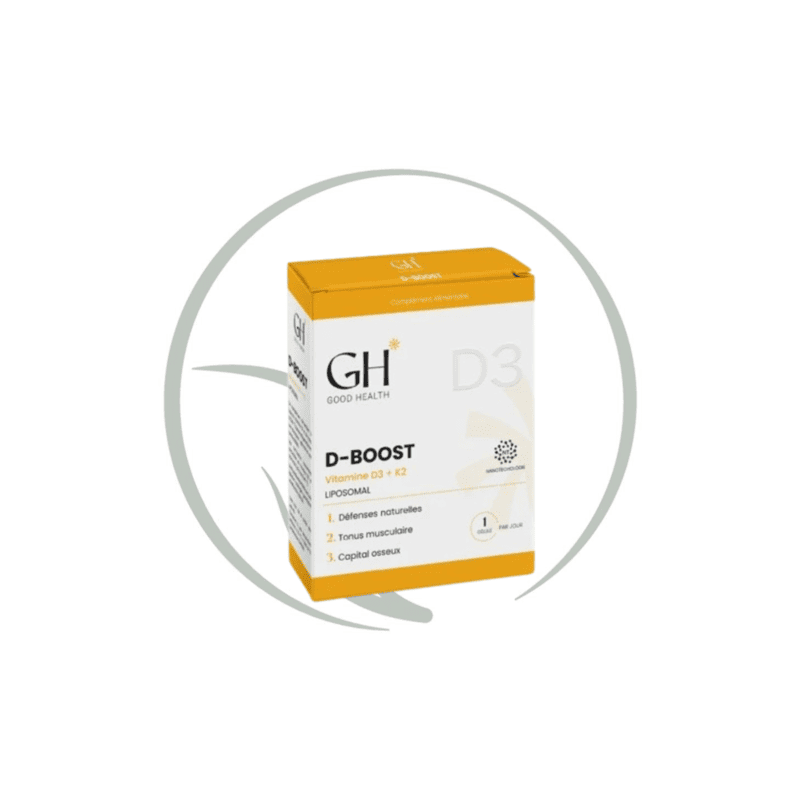 GOOD HEALTH D-BOOST VITAMINE D3+K2 30 GELULES