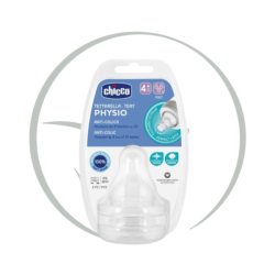 CHICCO PHYSIO TETINES 2 PIECES 4M+