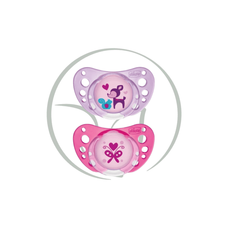 CHICCO SUCETTE PHYSIOFORMA AIR 6-16M ROSE/MAUVE