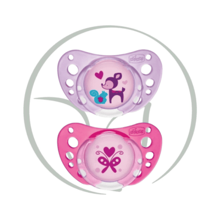 CHICCO SUCETTE PHYSIOFORMA AIR 6-16M ROSE/MAUVE
