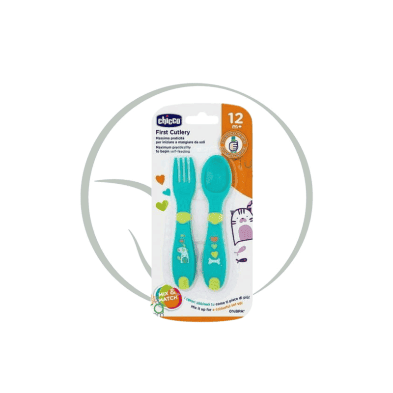 CHICCO COUVERT FIRST CUTLERY 12M+