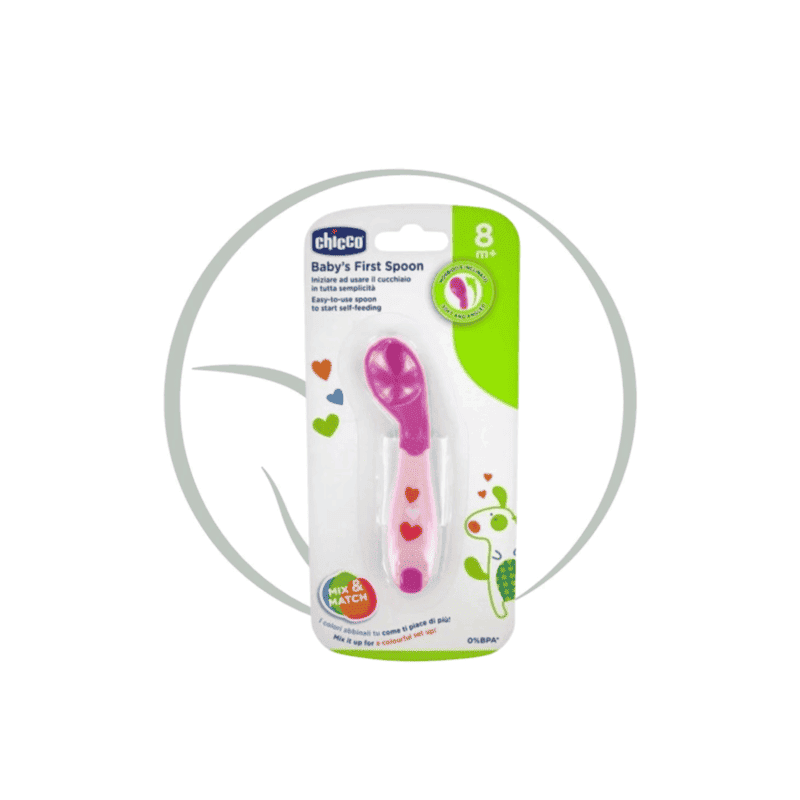 CHICCO BABY'S FIRST SPOON - CUILLERE SILICONE 8M+