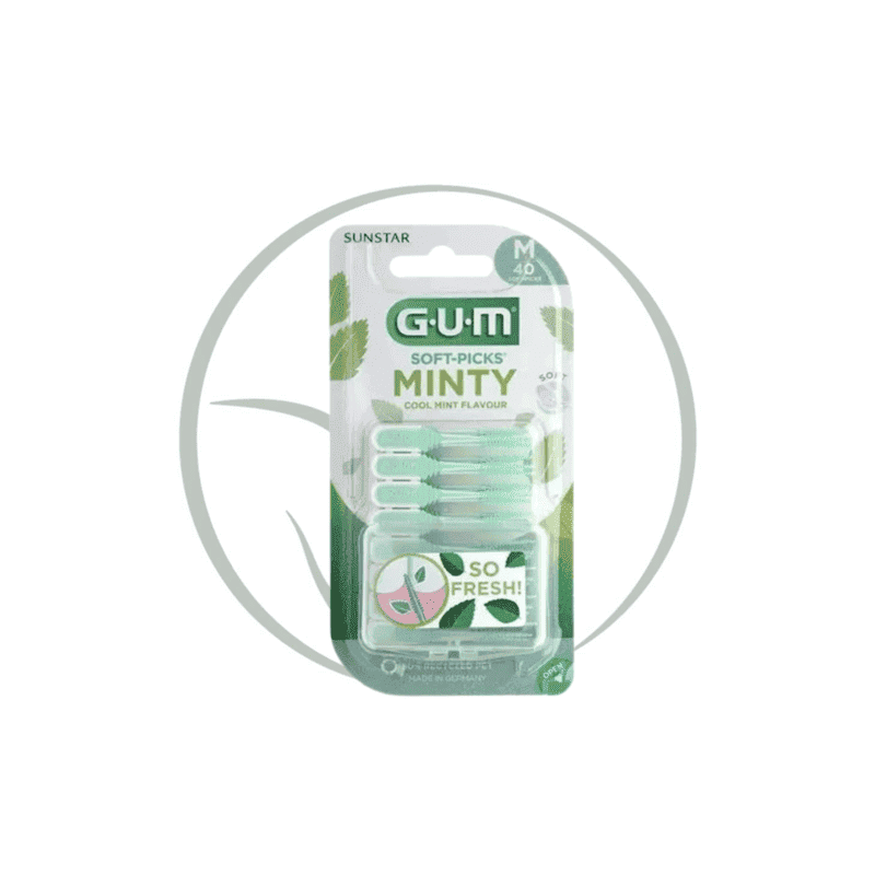 GUM SOFT PICKS BROSSETTES COMFORT FLEX MINTY M X40 - 670