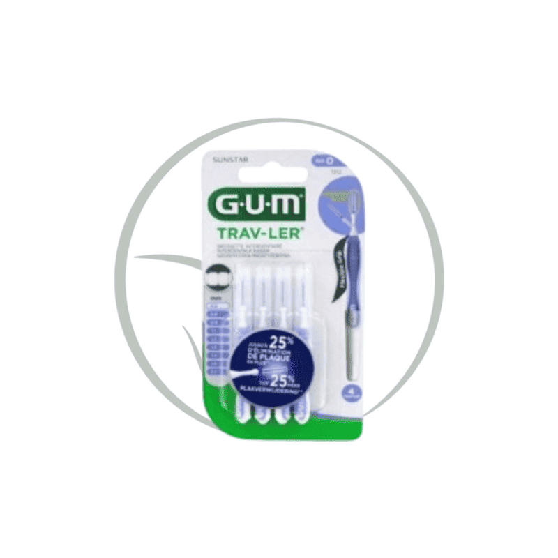 GUM TRAV-LER BROSSETTE INTERDENTAIRE X4 0.6MM 1312