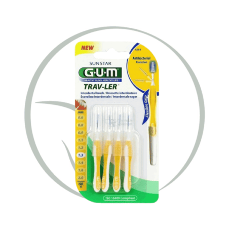 GUM TRAV-LER BROSSETTES INTERDENTAIRES X4 1.3MM 1514