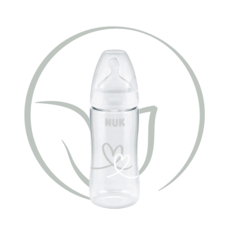 NUK FIRST CHOICE+ BIBERON TEMPERATURE CONTROL 0-6M 300ML - COEUR