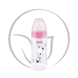 NUK FIRST CHOICE+ BIBERON TEMPERATURE CONTROL 0-6M 300ML - GIRAFE