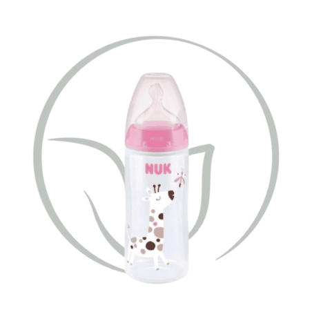 NUK FIRST CHOICE+ BIBERON TEMPERATURE CONTROL 0-6M 300ML - GIRAFE