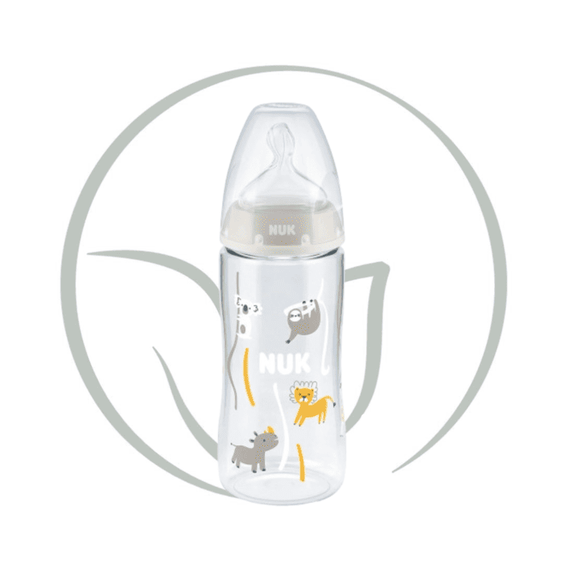 NUK FIRST CHOICE+ BIBERON TEMPERATURE CONTROL 0-6M 300ML - LION
