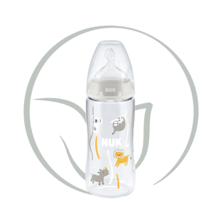 NUK FIRST CHOICE+ BIBERON TEMPERATURE CONTROL 0-6M 300ML - LION