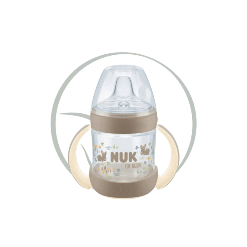 NUK FOR NATURE TASSE SILICONE 6M+ 150ML - BEIGE