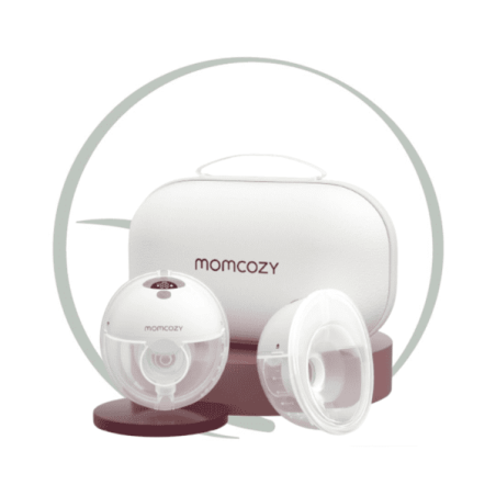 MOMCOZY M5 TIRE LAIT MAINS LIBRES AVEC 4 TAILLES - 2 LOTS