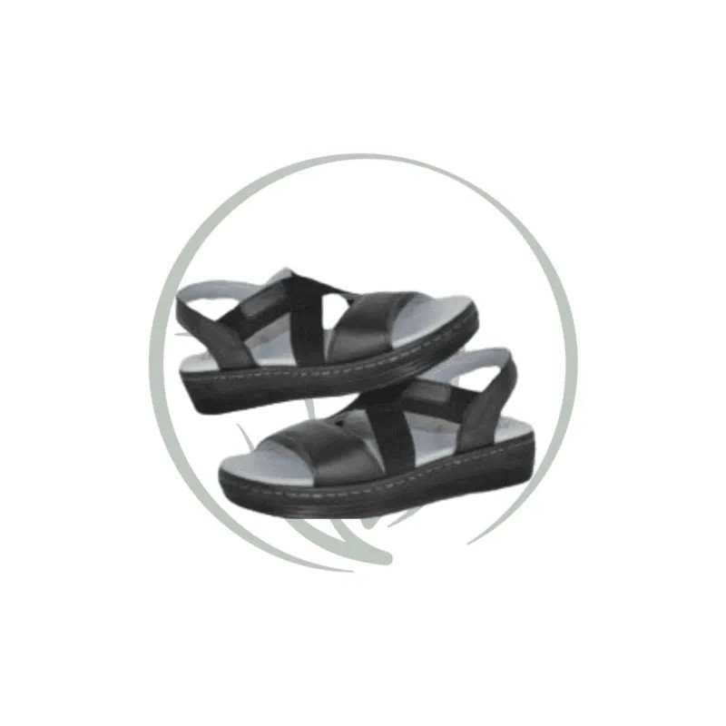 STI ORTHOPEDIC SANDALE ORTHOPEDIQUE FEMME FS04 NOIR