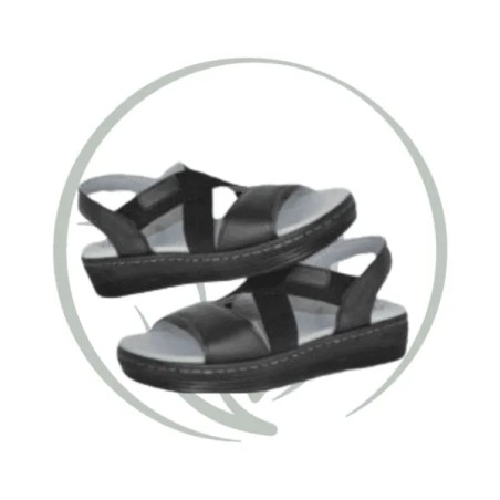 STI ORTHOPEDIC SANDALE ORTHOPEDIQUE FEMME FS04 NOIR