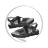 STI ORTHOPEDIC SANDALE ORTHOPEDIQUE FEMME FS04 NOIR