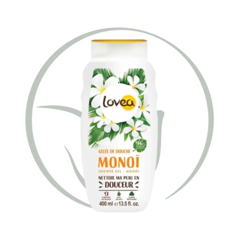 LOVEA GELÉE DE DOUCHE MONOI &amp EAU DE COCO 400ML