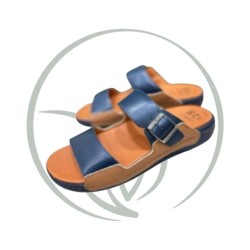 STI LIGHT SABOT ORTHOPÉDIQUE HOMME ÉTÉ BLEU NUIT CARAMEL - 45