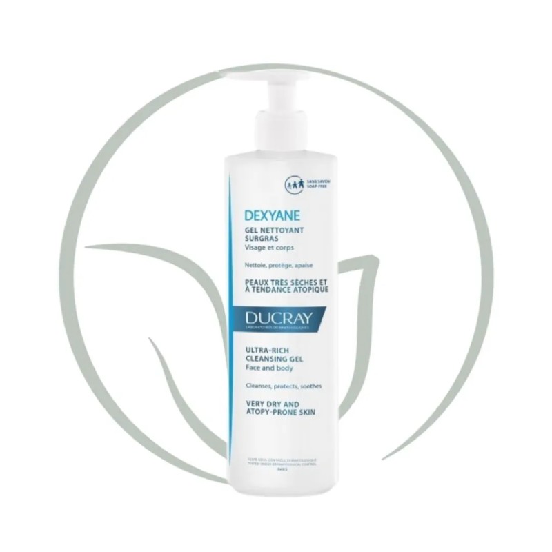 DUCRAY DEXYANE GEL NETTOYANT SURGRAS 400ML