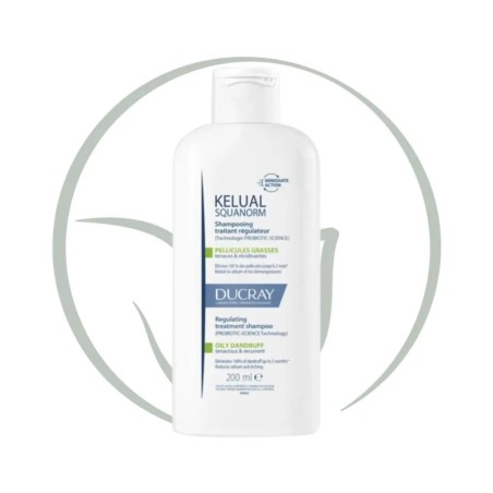 DUCRAY KELUAL SQUANORM SHAMPOOING PELLICULES GRASSES 200ML