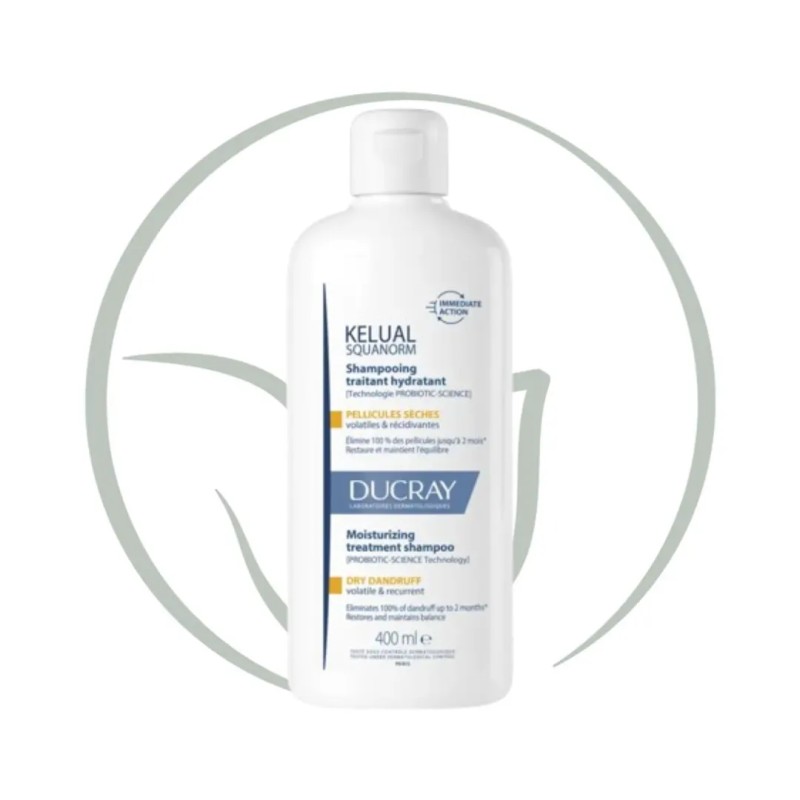DUCRAY KELUAL SQUANORM SHAMPOOING PELLICULES SECHES 200ML