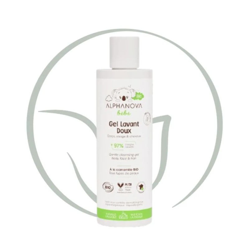 ALPHANOVA GEL LAVANT DOUX BIO 200ML