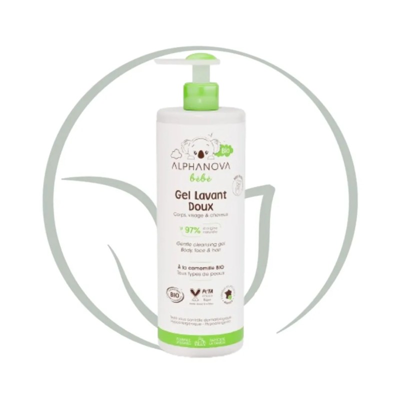 ALPHANOVA GEL LAVANT DOUX BIO 400ML