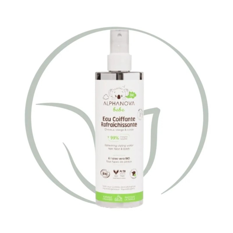 ALPHANOVA EAU COIFFANTE BEBE RAFRAÎCHISSANTE BIO 200ML