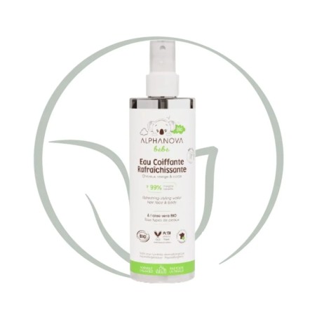 ALPHANOVA EAU COIFFANTE BEBE RAFRAÎCHISSANTE BIO 200ML