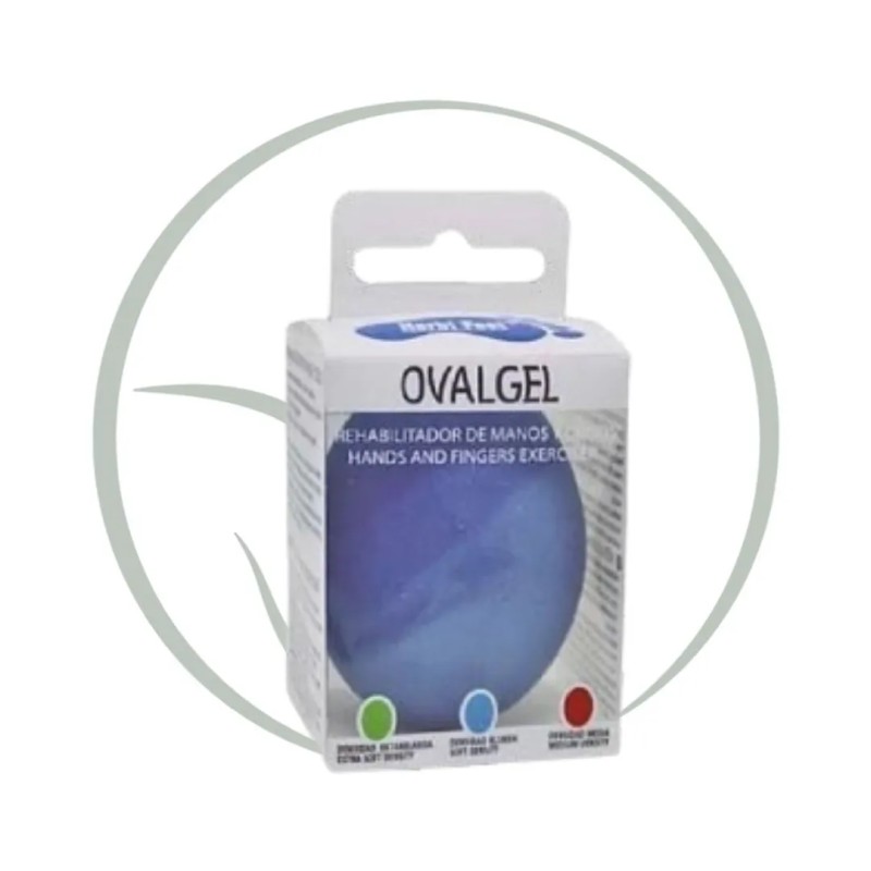 HERBI FEET BALLE D'EXERCICE OVALGEL MEDIUM ROUGE