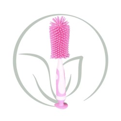 BAMBINI GOUPILLON 2EN1 0M+ EN SILICONE - Rose