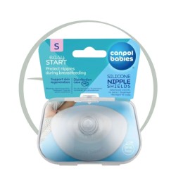CANPOL BABIES PROTEGE MAMELON EN SILICONE 2 PCS - L