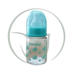 BAMBINI BIBERON EN VERRE 60ML - VERT