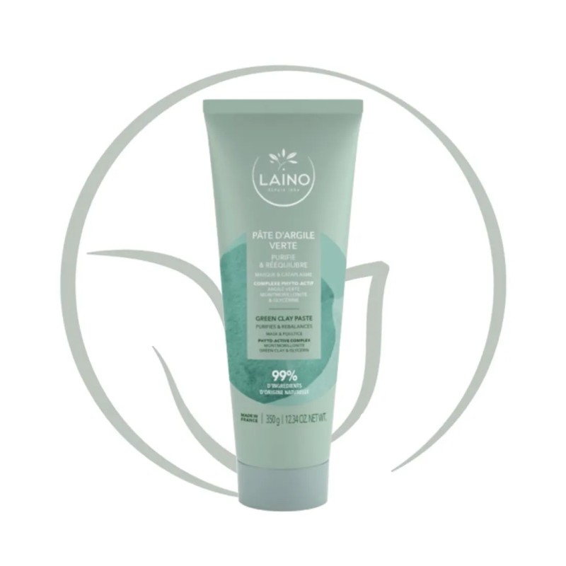 LAINO PÂTE D'ARGILE VERTE 350GR