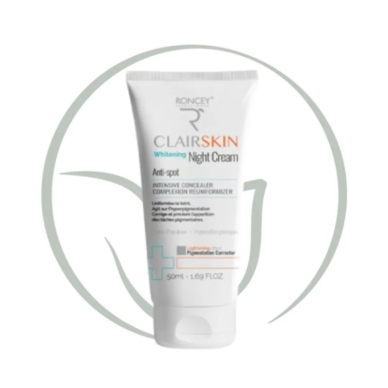 RONCEY CLAIRSKIN CREME DE NUIT ECLAIRCISSANTE ANTI-TACHES 50ML