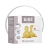 BIBS 2 TETINES RONDES LATEX BIBERON - MOYEN 2M+