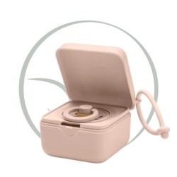 BIBS PACIFIER BOX A SUCETTES BABY - BLUSH