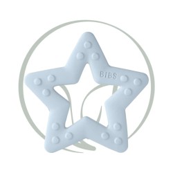 BIBS BABY BITIE ANNEAU DENTITION ETOILE - BLUE